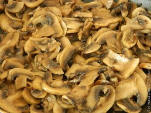 Грибной салат с курицей. 02 Грибной салат с курицей. 02