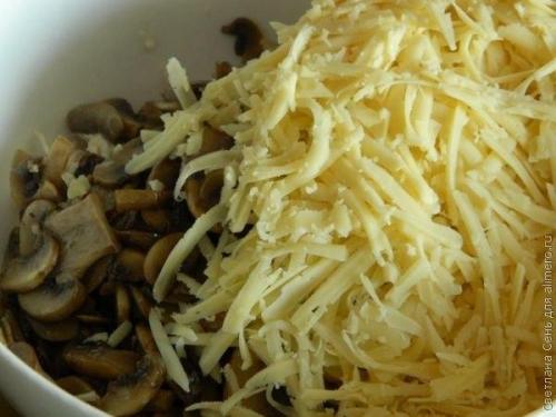 Грибной салат с курицей. 04 Грибной салат с курицей. 04