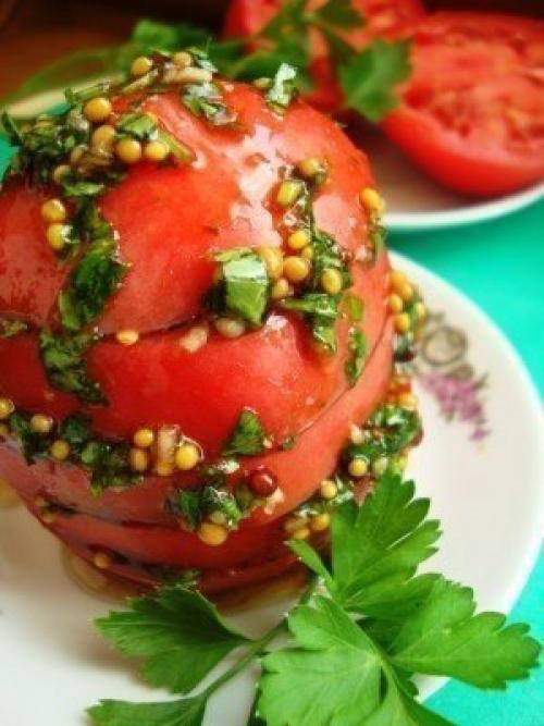 Ароматные пикантные помидорки на закуску (за полчаса) закускичередовнаие@Retsepti. 01