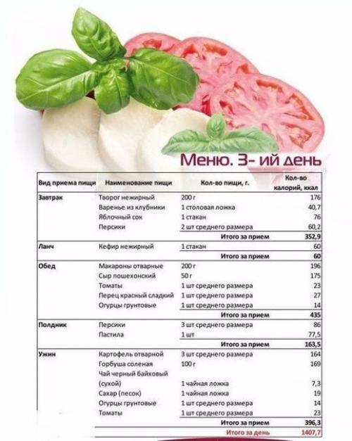 Дневная программа питания для похудения? 02