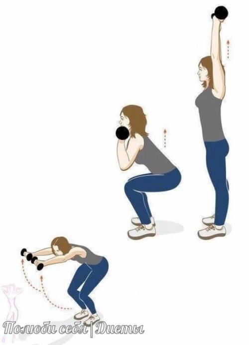 Упражнения с гантелями. 02