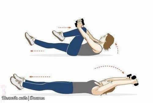 Упражнения с гантелями. 04