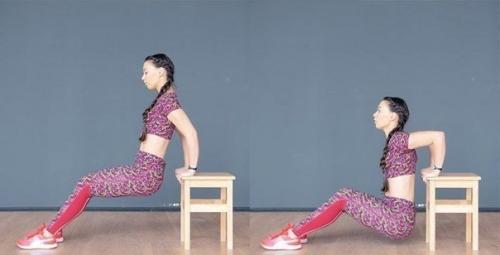 Эффективная тренировка с табуреткой! 02