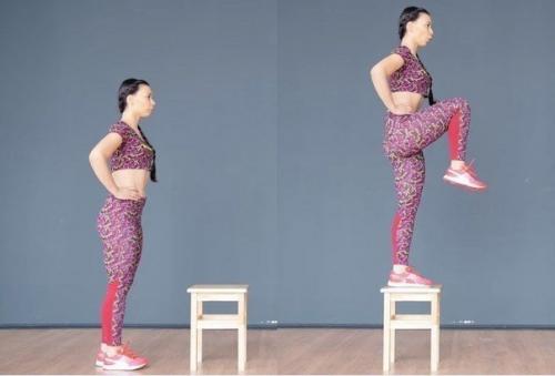 Эффективная тренировка с табуреткой! 05