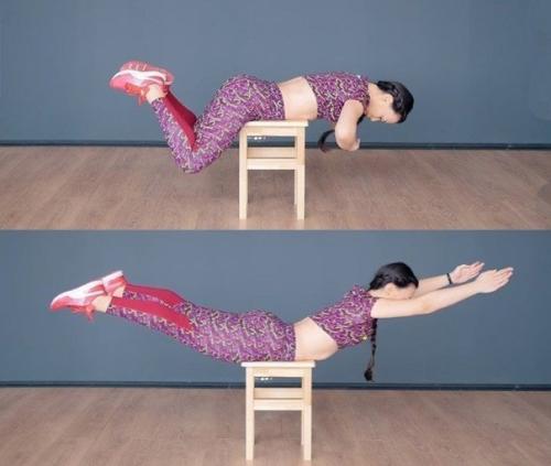 Эффективная тренировка с табуреткой! 06