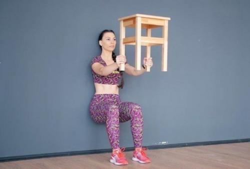 Эффективная тренировка с табуреткой! 04