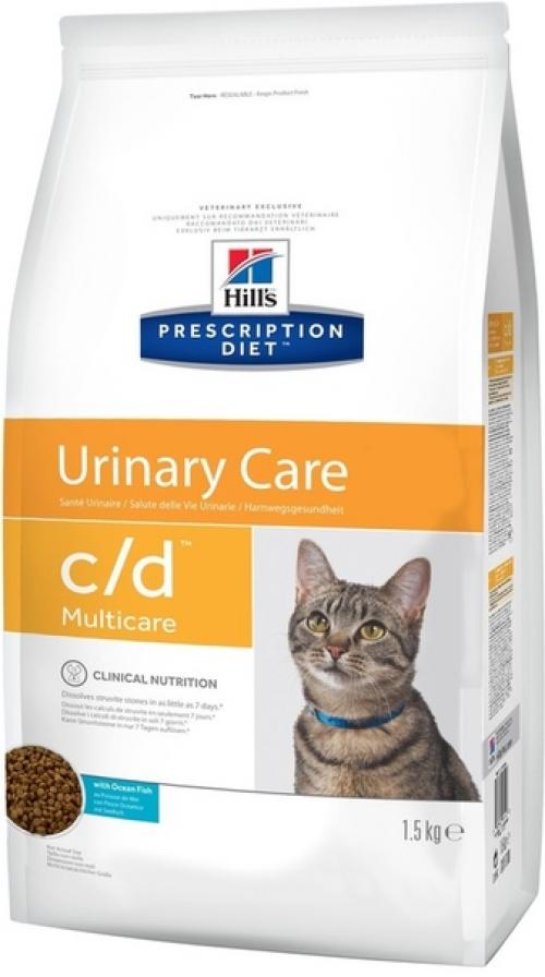 Hill'S Prescription Diet C/D Multicare Urinary Care диетический, для кошек при профилактике цистита и мочекаменной болезни (мкб). 01 Hill'S Prescription Diet C/D Multicare Urinary Care диетический, для кошек при профилактике цистита и мочекаменной болезни (мкб). 01