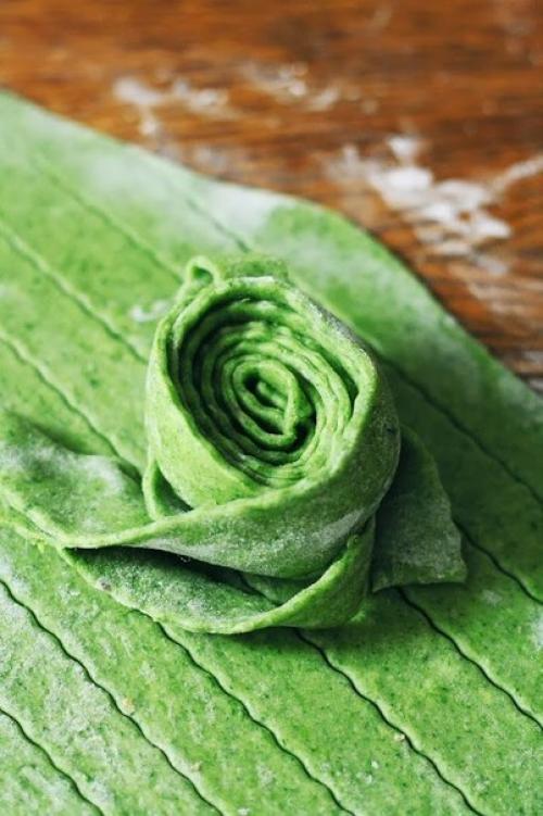 Домашняя паста из шпината. 01 Домашняя паста из шпината. 01