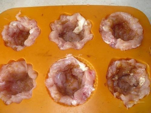 Куриные маффины с начинкой: белковый заряд! 02