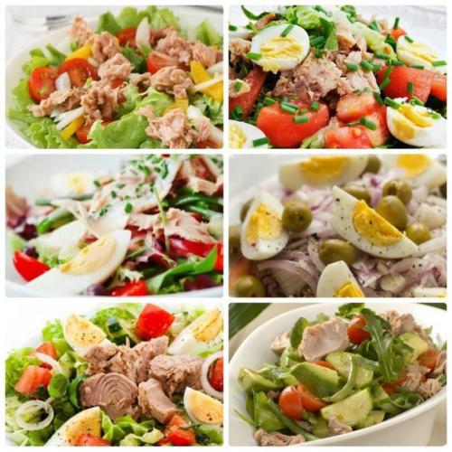 Для похудения салат с тунцом консервированным рецепт. 6 идей для фитнес - салата с консервированным тунцом.