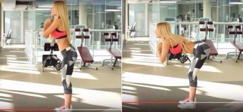 Круговая домашняя тренировка бедер и ягодиц. 01