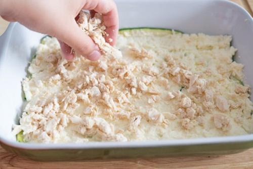 Лазанья из кабачков с курицей. 08