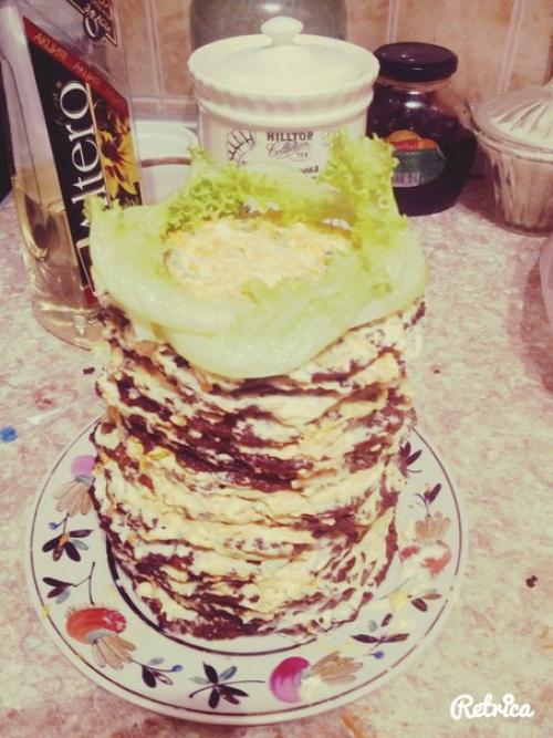 Печеночный тортик от Елены Авдеевой. 01