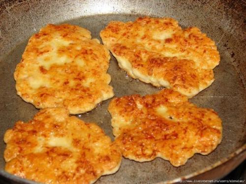 Вкусные оладьи из курицы. 02