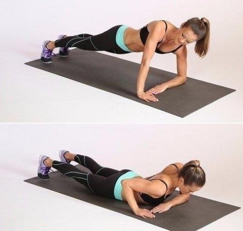 Комплекс упражнений на сжигание в области живота. 04