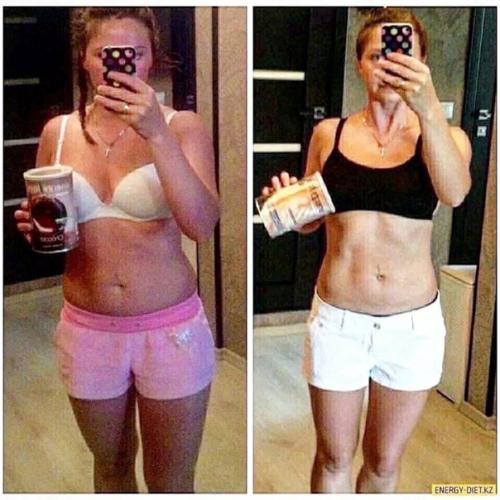 Всего одна порция Energy Diet в день, но регулярно. 01