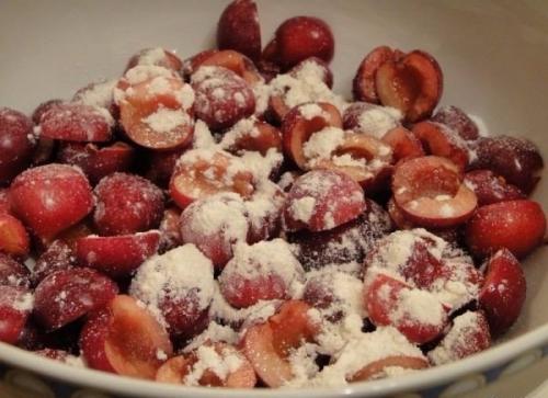 Низкокалорийный пирог с черешней. 07 Низкокалорийный пирог с черешней. 07