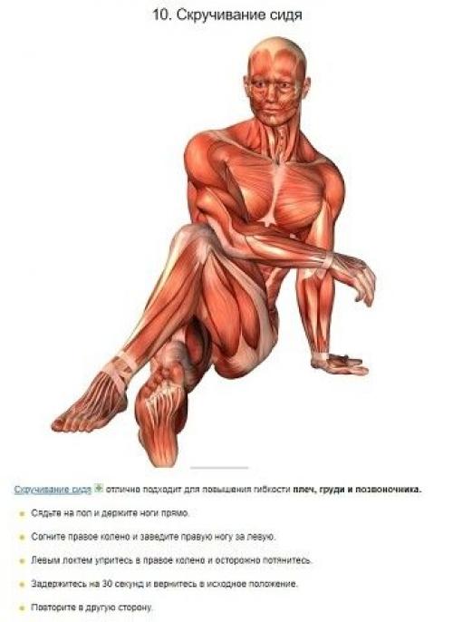 На заметку!  Упражнения, которые помогут вам максимально быстро растянуться. 09