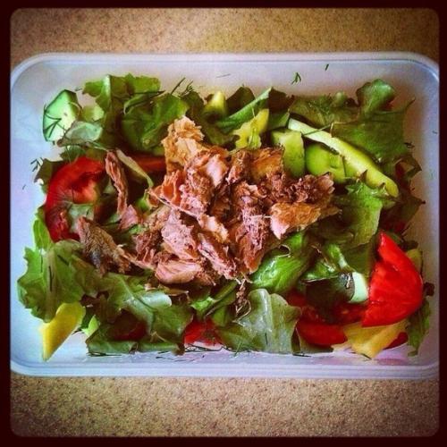 Виды дюкановских овощных салатиков на ужин: 02