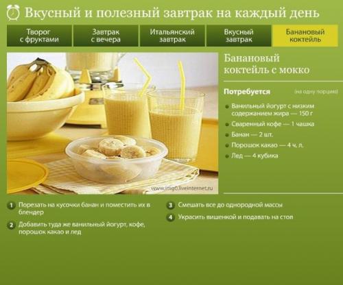 Вкусный и полезный завтрак на каждый день. 01