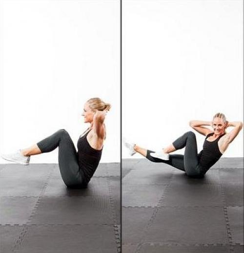 5-Минутная тренировка живота. 01 5-Минутная тренировка живота. 01