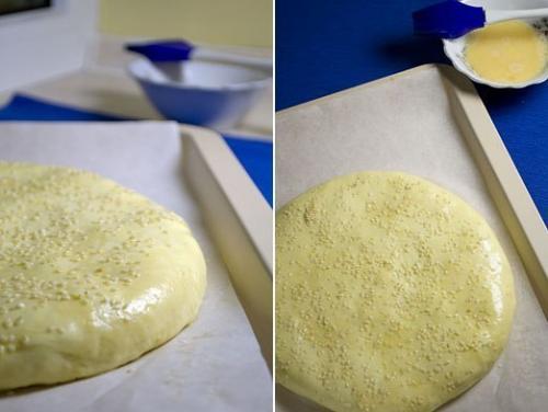 Лепешка из творожного теста с сыром. 03 Лепешка из творожного теста с сыром. 03