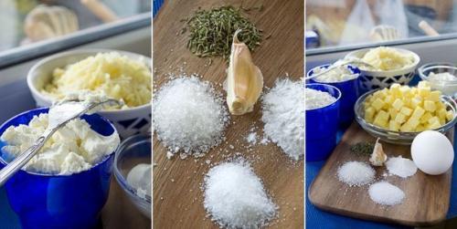 Лепешка из творожного теста с сыром. 02 Лепешка из творожного теста с сыром. 02