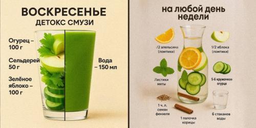 Детокс - смузи на каждый день недели! 03