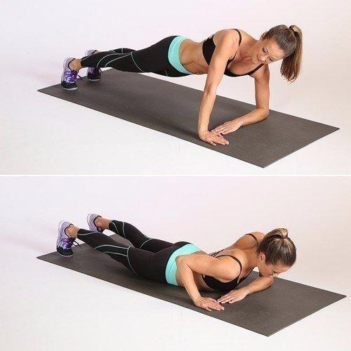 Супер тренировка всего тела с акцентом на пресс и попу? 05