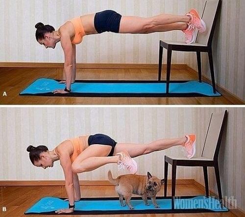 Тренировка со стулом. 04