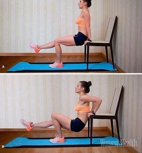 Тренировка со стулом. 01