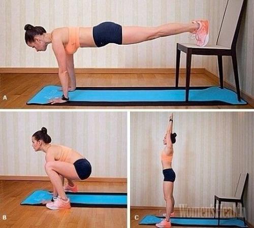 Тренировка со стулом. 03