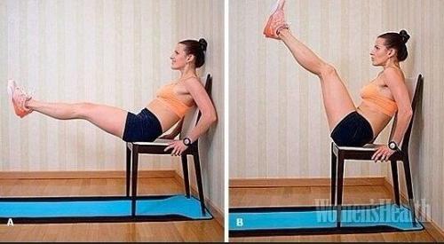 Тренировка со стулом. 02