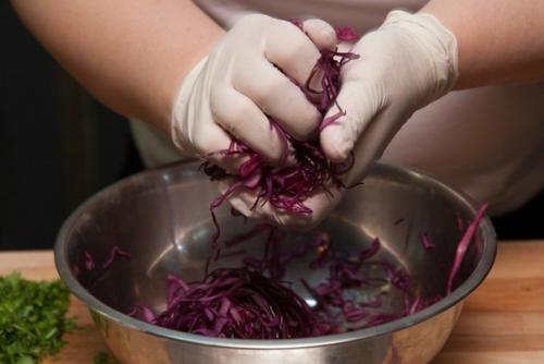 Грузинский салат из красной капусты. 05 Грузинский салат из красной капусты. 05