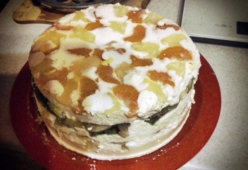 Фруктовый творожный десерт. 01 Фруктовый творожный десерт. 01