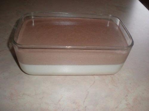 Низкокалорийный творожный десерт с бананом. 03