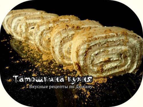 Подборка сладких рулетов по дюкану от татошки кустовой. 03