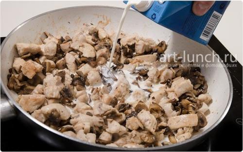 Куриное Филе с грибами в сливочно - сырном соусе. 05 Куриное Филе с грибами в сливочно - сырном соусе. 05
