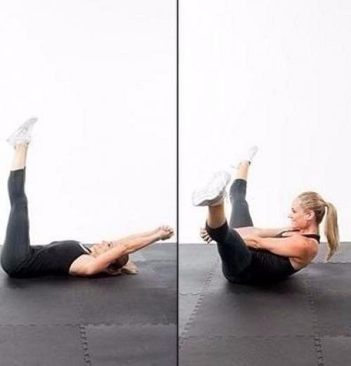 5-Минутная тренировка для красивого живота. 03