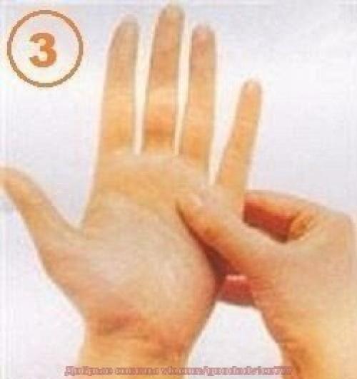 Точки на руках - быстрое выздоровление. 02