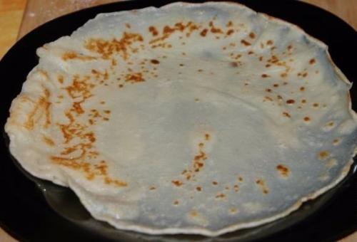 Низкокалорийная запеканка из блинчиков с яблочным вареньем. 06