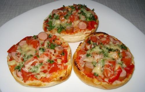 Супер - быстрые булочки - пиццы за 15 минут! 03