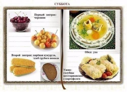 Как питаться раздельно неделю? 05