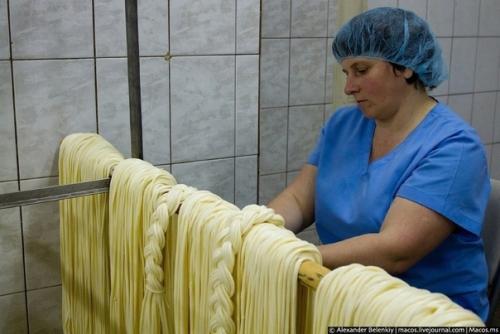 Производство сыра косичка (чечил). 03 Производство сыра косичка (чечил). 03