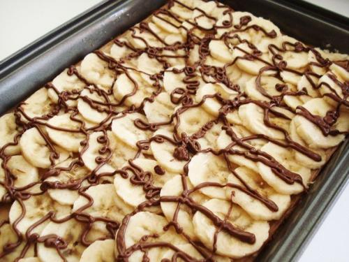 Творожно - банановый десерт. 04