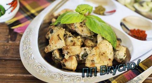 Как вкусно приготовить грудку диетическую. Филе с базиликом