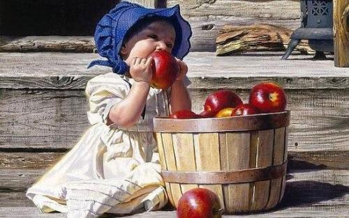 Яблоко на ужин и врач не нужен. 