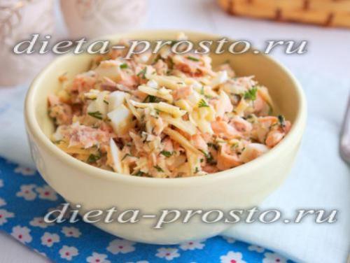 Салат С семгой По Дюкану. Салат с семгой и имбирным соусом (диета Дюкана)