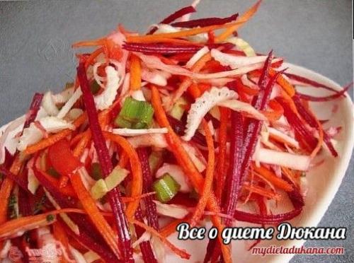 Салат щетка по Дюкану. Диетический салат для похудения «Щетка»