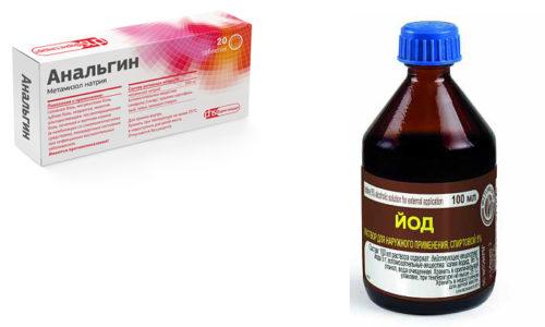 Йод смешать с анальгином. Совместимость йода и анальгина
